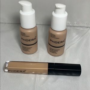 Phoera Foundations & Concealer Bundle